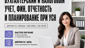 Бухгалтерский и налоговый учет, финансовая отчетность и планирование при УСН